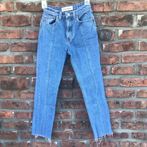Reformation Seamed Jean Caribbean Wash 